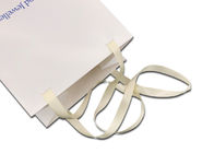High - End Present Paper Bag / Custom Jewelry Packaging Ribbon Handles