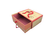 Exquisite Fancy Bow Tie Brown Kraft Paper Gift Bags Drawer Sliding Design