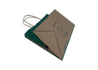 Recycled CMYK Eco Paper Packaging bag 15*8*21cm ISO9001