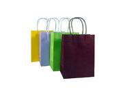 15*8*21cm 250gsm CMYK Kraft Paper Shopping Bag Twisted Handles​