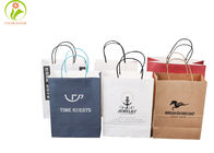 Embossing CMYK 157gsm Kraft Paper Gift Bag FSC ODM With Handle
