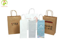 CMYK Pantone Kraft Paper Bag 300gsm FSC OEM With Handle