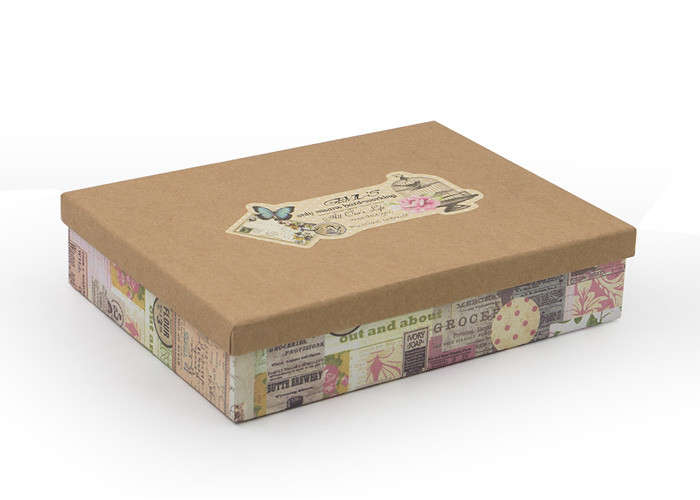 Ecofriendly kraft Paper Gift Box with lid Packaging Gift