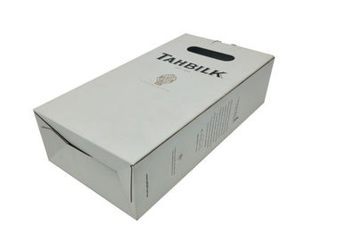 Customized Corrugated Cardboard Shipping Boxes With Window , White