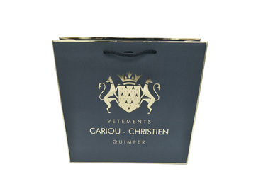 Luxury Large Paper Gift Bags With Handles Customized Brand Logo Printing