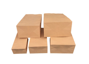 Sustainable Kraft Brown Paper Food Bags White Card Paper Offset Printing