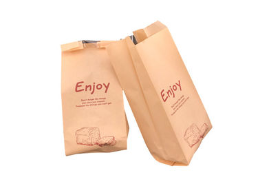 Greaseproof Custom Food Packaging Bags With Window Recyclable Feature