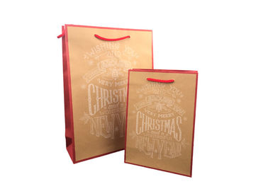 Recyclable Kraft Personalized Brown Paper Bags Environmental Protection