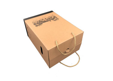 Luxury Recyclable Double Bottle Wine Box Environmental Protection OEM Service