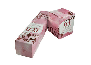 Eco Friendly Rectangular Cosmetic Box Packaging With Matt Lamination