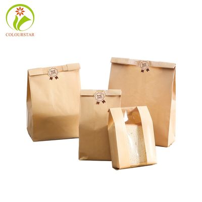 150gsm Cmyk Bakery Snack Packaging Bags Offset Bakery Food Packaging Bags