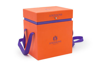 Colorful Square Cardboard Gift Boxes With Lid Customized Logo Printing