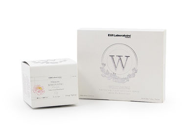 Recycled Fancy Paper Cosmetic Box Packaging For Whitening 250-300gsm