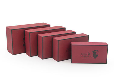 High End Chocolate Presentation Boxes , Custom Empty Gift Boxes For Chocolates