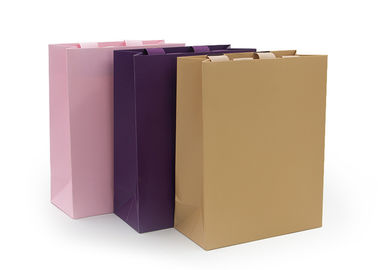 Sustainable Colorful Present Paper Bag , Personalized Paper Candy Bags