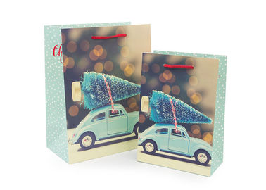 Promotional Unique Luxury Christmas Packaging With Car Pattern Printed