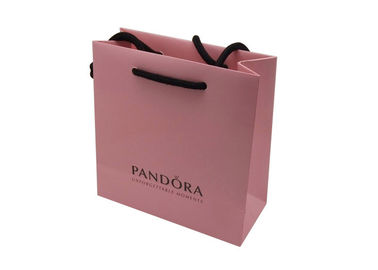 Reusable Personalised Paper Bags / Colored Paper Gift Bags With Handles