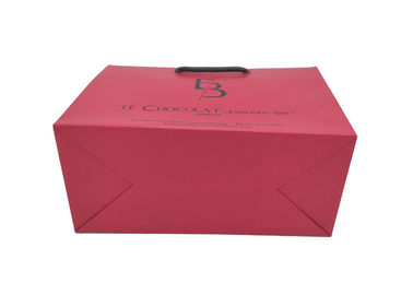 Foldable Recyclable Custom Printed Paper Gift Bags Biodegradable Feature