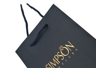 Boutique High - End Personalised Paper Bags , Custom Printed Carrier Bags