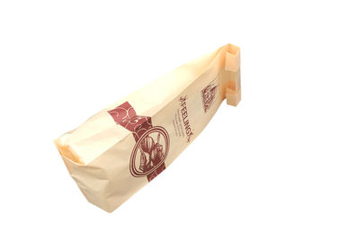 Recyclable Kraft French Bread Baguette Bags Environmental Protection