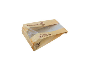 Biodegradable Bakery Packaging Bags , Custom Printed Food Packaging Bags