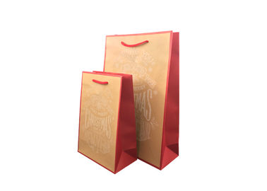 Recyclable Kraft Personalized Brown Paper Bags Environmental Protection