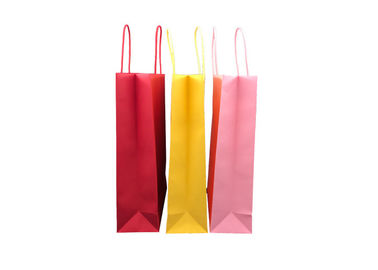 Fancy Colored Eco Paper Packaging Recyclable Feature Paper Twisted Handle