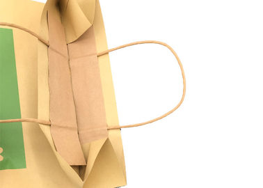 Customised Elegant Eco Paper Packaging , Brown Paper Bag Packaging