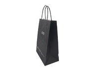 Black Protective Biodegradable Paper Packaging Bags Professional Design