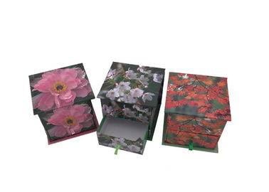 custom printing 2 layers drawer luxury paper gift box packaging with magnet