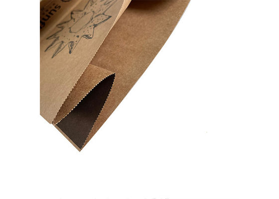 Kraft Paper Offset Printing Bakery Packaging Bags For Food