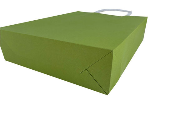 Sustainable C2S CMYK 350g Present Paper Bag With Handle