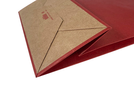 15*8*21cm 250gsm CMYK Kraft Paper Shopping Bag Twisted Handles​
