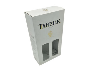 Customized Corrugated Cardboard Shipping Boxes With Window , White