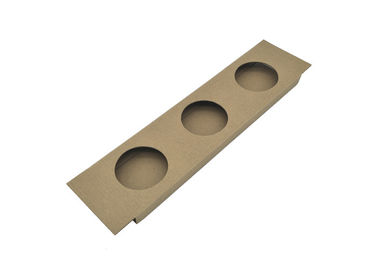 Brown Kraft Paper Packaging With Tray , Corrugated Cardboard Boxes