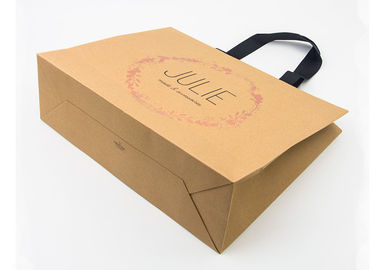 Elegant Sustainable Eco Paper Packaging , Custom Gift Bags With Logo