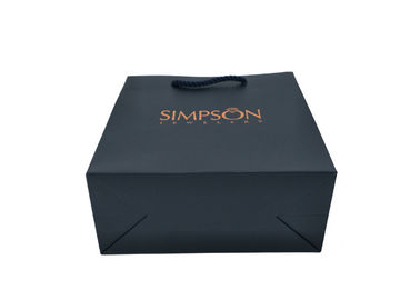 Boutique High - End Personalised Paper Bags , Custom Printed Carrier Bags