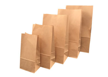 Sustainable Kraft Brown Paper Food Bags White Card Paper Offset Printing