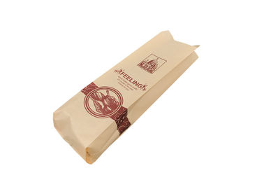 Recyclable Kraft French Bread Baguette Bags Environmental Protection