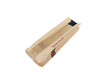 Recyclable Kraft French Bread Baguette Bags Environmental Protection