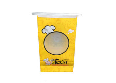 Recyclable Bakery Packaging Bags , Tin Tie Bags With Window Offset Printing