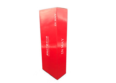 Custom Cardboard Shipping Boxes Foldable Paper Box Red 250-300gsm