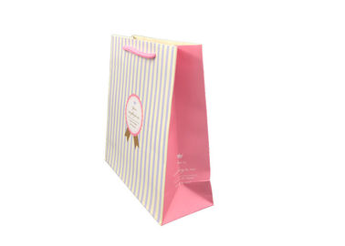 Cute Fancy Small Brown Gift Bags With Handles Fashionable Appearance