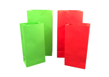 Colorful Resealable Eco Paper Packaging , Custom Printed Paper Bags