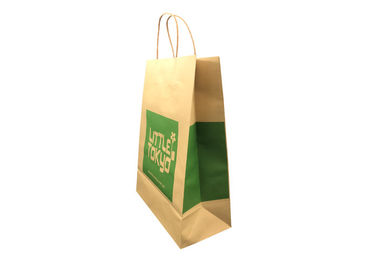 Customised Elegant Eco Paper Packaging , Brown Paper Bag Packaging