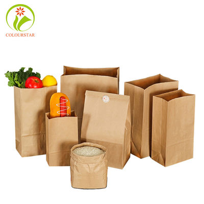 UV Varnishing CMYK Offset Bakery Packaging Bags 150gsm Biodegradable